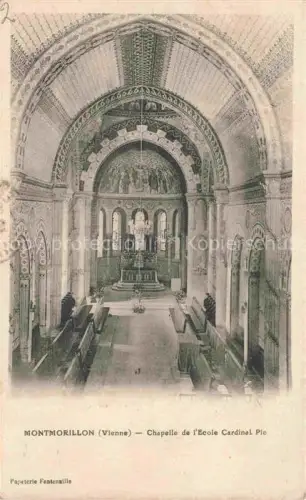AK / Ansichtskarte Montmorillon 86 Vienne Chapelle de l'Ecole Cardinal Pie