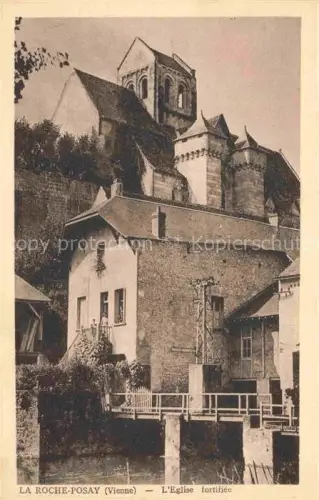 AK / Ansichtskarte La Roche-Posay-les Bains Chatellerault 86 Vienne Eglise fortifiee