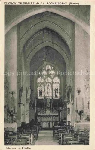 AK / Ansichtskarte La Roche-Posay-les Bains Chatellerault 86 Vienne Station Thermale Interieur de l'Eglise