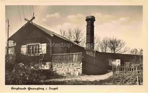 AK / Ansichtskarte Geisingberg 821m Altenberg Erzgebirge Sachsen Bergbaude Geisingberg