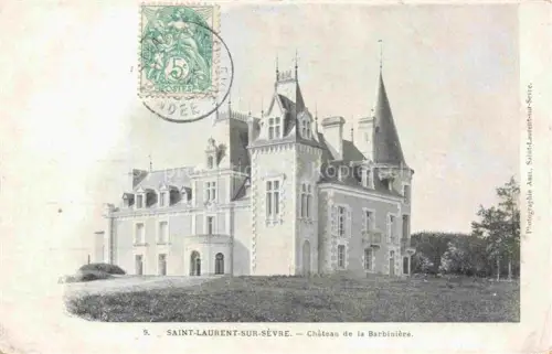 AK / Ansichtskarte Saint-Laurent-sur-Sevre La Roche-sur-Yon 85 Vendee Chateau de la Barbiniere