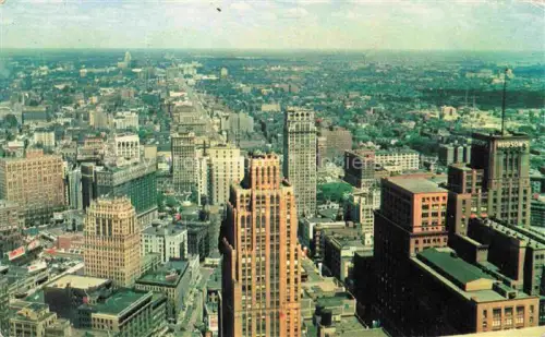 AK / Ansichtskarte DETROIT  Michigan USA Tower of the Penobscat Building