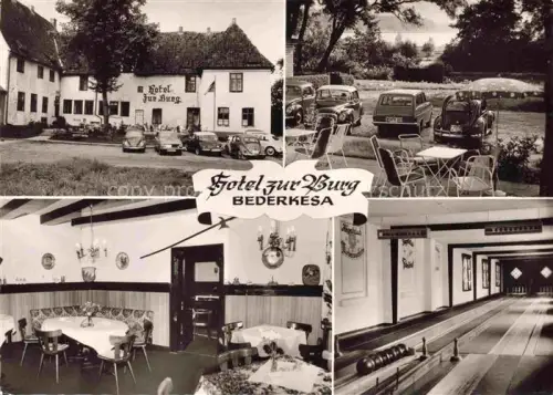 AK / Ansichtskarte Bederkesa See Cuxhaven Niedersachsen Hotel zur Burg 