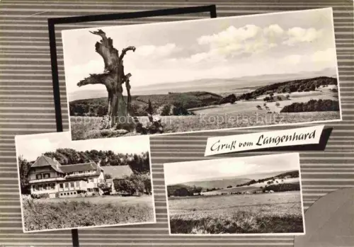 AK / Ansichtskarte Langenhard Ortenaukreis LAHR BW Panorama Gasthof Zur Eiche 