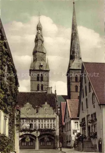 AK / Ansichtskarte Lemgo Lippe NRW Alte Hansestadt St. Nicolai Tuerme 