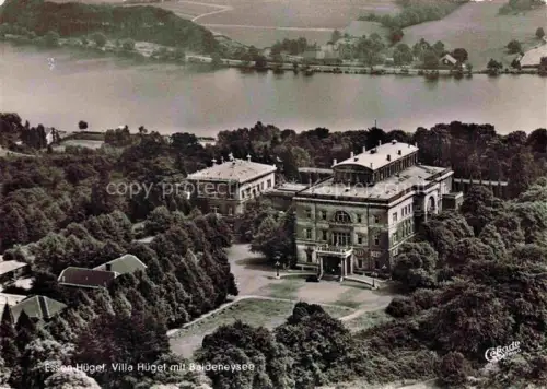 AK / Ansichtskarte Huegel Ruhr Essen Villa mit Baldeneysee