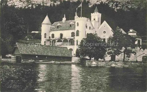 AK / Ansichtskarte Grub Hallstaedtersee Hallstatt Traunviertel Oberoesterreich AT Schloss Grub