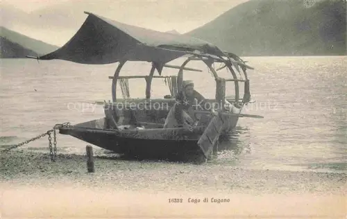 AK / Ansichtskarte Lago di LUGANO TI Faehre