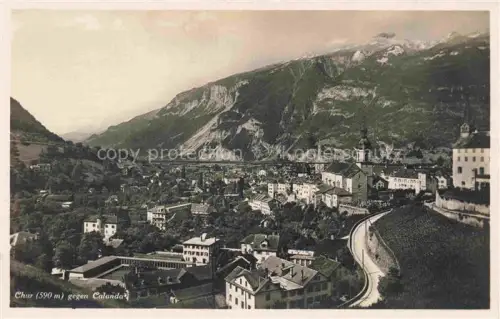 AK / Ansichtskarte CHUR Coire GR mit Calanda