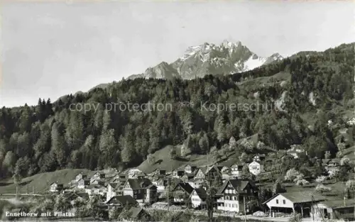 AK / Ansichtskarte Ennethorw Horw LU Panorama
