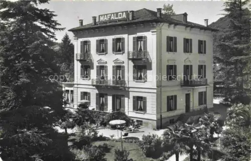 AK / Ansichtskarte Paradiso Lago di Lugano TI Albergo Mafalda