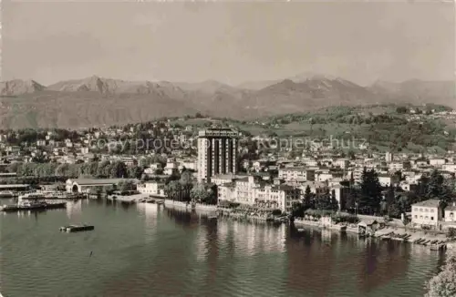 AK / Ansichtskarte Cassarate Lugano TI Lago di Lugano Panorama
