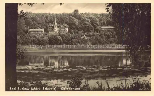 AK / Ansichtskarte Bad Buckow Maerkische Schweiz Brandenburg Griepensee
