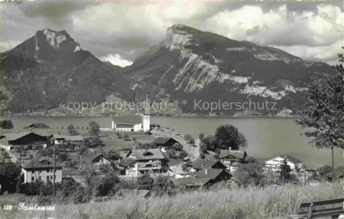 AK / Ansichtskarte Faulensee Bad Thunersee Niedersimmental BE Panorama