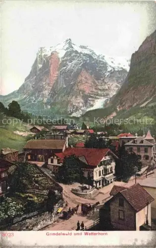 AK / Ansichtskarte Grindelwald BE mit Wetterhorn