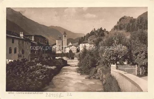 AK / Ansichtskarte Sues Susch GR Rhaetische Bahn Unterengadin