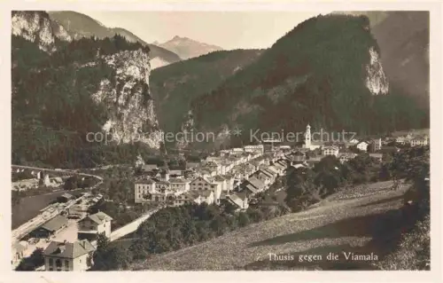 AK / Ansichtskarte Thusis GR mit der Viamala