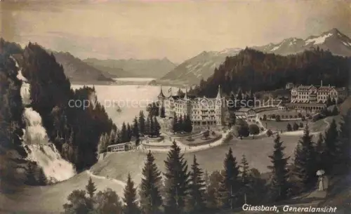 AK / Ansichtskarte Giessbach Giesbach Brienzersee BE Panorama