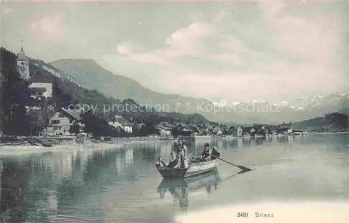 AK / Ansichtskarte Brienz Brienzersee BE Seepartie Bootsfahrt