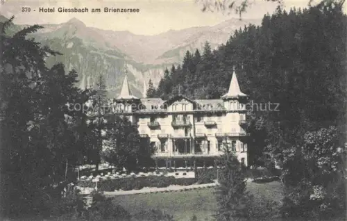 AK / Ansichtskarte Brienzersee Brienz BE Hotel Giessbach