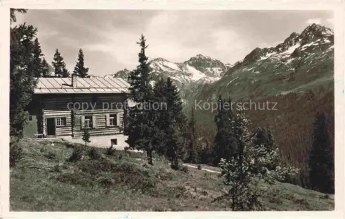 AK / Ansichtskarte Clavadeler Alp 1980m Davos GR mit Mittagshorn Plattenhorn und Hochdukan aelplihorn und Leidbachhorn