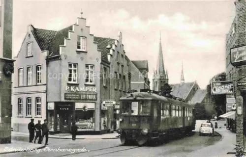 AK / Ansichtskarte Sonderburg DK Jernbanegade