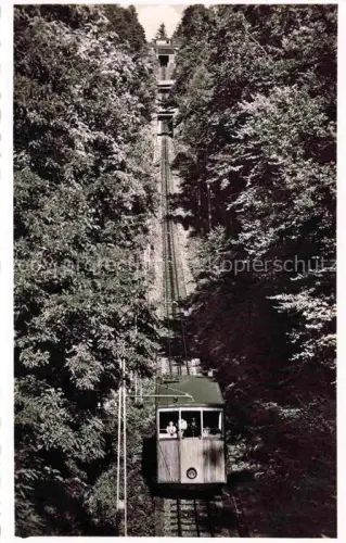 AK / Ansichtskarte BADEN-BADEN BW Drahtseilbahn mit Station Merkur