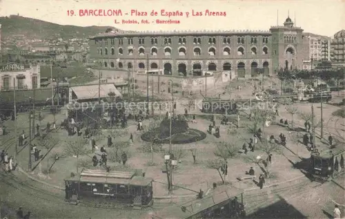 AK / Ansichtskarte BARCELONA Cataluna ES Plaza de Espana y Las Arenas