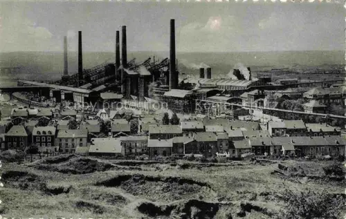 AK / Ansichtskarte Esch-sur-Alzette Luxembourg Usines Arbed Terres Rouges
