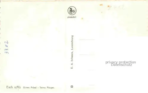 AK / Ansichtskarte Esch-sur-Alzette Luxembourg Usines Arbed Terres Rouges