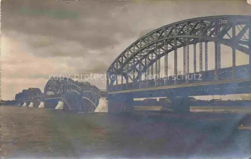 AK / Ansichtskarte RIGA Latvia Zerstoerte Bruecke