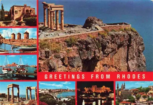 AK / Ansichtskarte Rhodes  RHODOS Greece Greetings