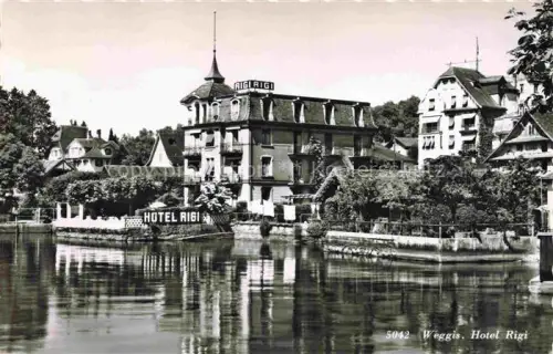 AK / Ansichtskarte Weggis Vierwaldstaettersee LU Hotel Rigi