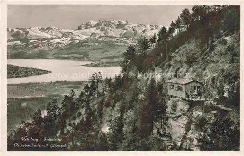 AK / Ansichtskarte Uetliberg uetliberg ZH Fallaetsche Glecksteinhuette mit Glaernisch