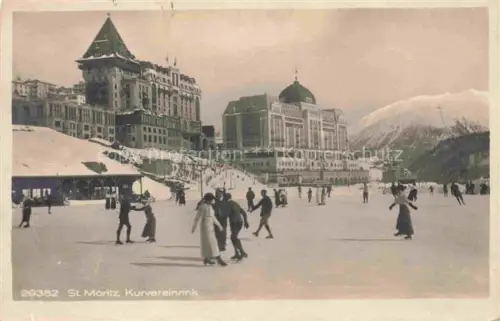 AK / Ansichtskarte St Moritz  SANKT MORITZ GR Kurvereinrink