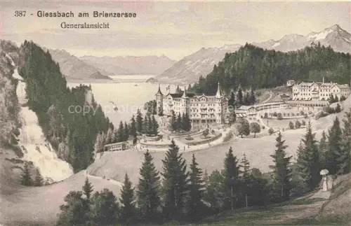 AK / Ansichtskarte Giessbach Giesbach Brienzersee BE Panorama