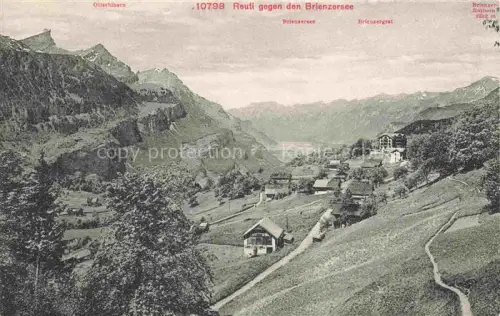 AK / Ansichtskarte Reuti Meiringen Oberhasli BE Panorama mit Brienzersee