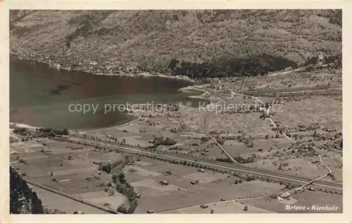 AK / Ansichtskarte Kienholz Brienz Interlaken BE Fliegeraufnahme