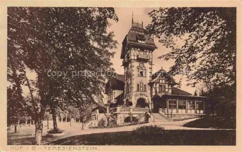 AK / Ansichtskarte HOF  SAALE Bayern Teresienstein