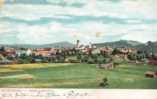 AK / Ansichtskarte Schongau Bayern Panorama