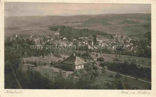 AK / Ansichtskarte Helmbrechts Oberfranken Blick vom Kirchberg