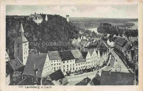 AK / Ansichtskarte Landsberg Lech Bayern Panorama