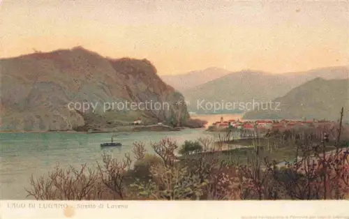 AK / Ansichtskarte Lavena  Ponte Tresa LUGANO TI Stretto di Lavena