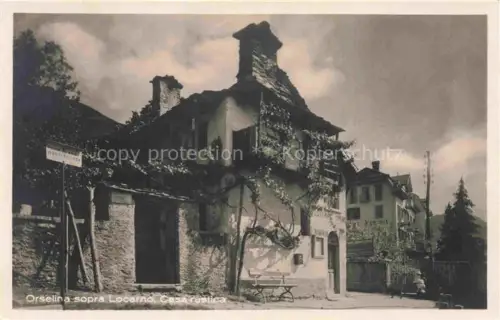 AK / Ansichtskarte Orselina Locarno TI Casa rustica
