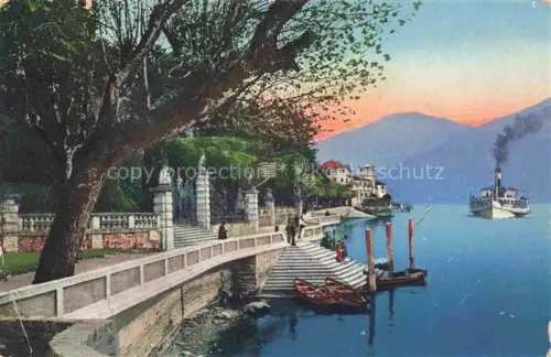 AK / Ansichtskarte Cadenabbia Griante Lago di Como Lombardia IT Ingresso Villa Carlotta