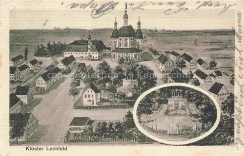 AK / Ansichtskarte Lechfeld Kloster Landsberg Lech Bayern Klosteranlagen