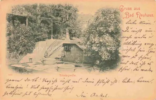 AK / Ansichtskarte Bad Neuhaus Bad Neustadt Saale Bayern Trinkquelle