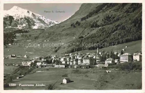 AK / Ansichtskarte Airolo Leventina TI Panorama Passo S Gottardo