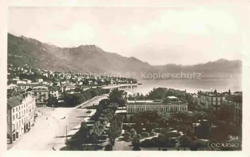 AK / Ansichtskarte LOCARNO Lago Maggiore TI Panorama