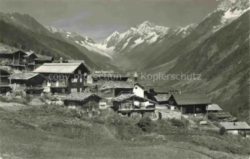 AK / Ansichtskarte Weissenried Loetschental Blatten VS Loetschenluecke Sattelhorn Schinhorn